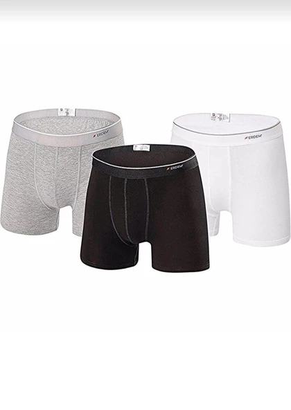 ERDEM 1491 ERKEK LİKRALI BOXER 9 ADET