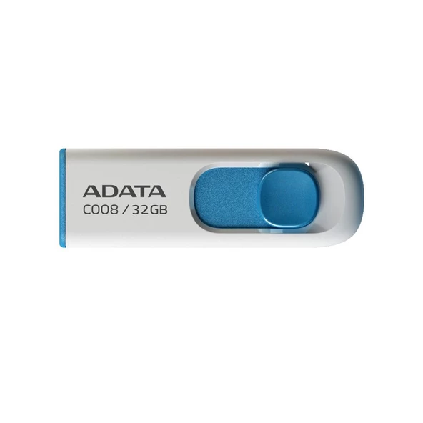 Adata 32 GB USB2.0 Classic Beyaz - Mavi 32 GB Flash Bellek