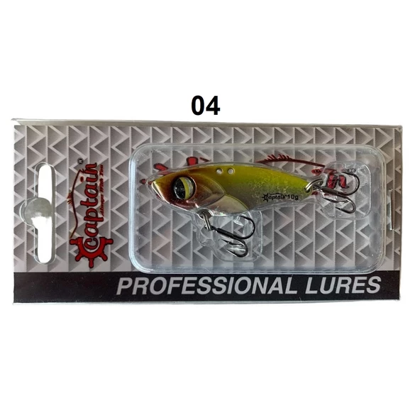 Captain 3662 Vertigal Metal Vibrasyon 4.5cm 10gr Suni Yem - 5
