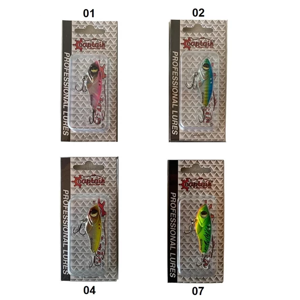 Captain 3662 Vertigal Metal Vibrasyon 4.5cm 10gr Suni Yem - 2