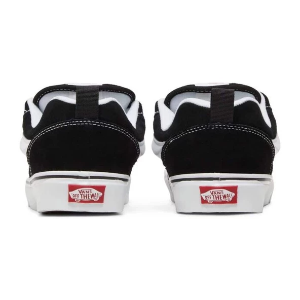 Vans Knu Skool Black White - Resim 4