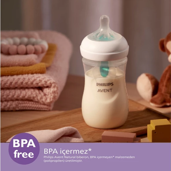 Philips Avent Natural Response PP Antikolik Biberon 260 ML 1 Ay+ SCY673/01 - 2