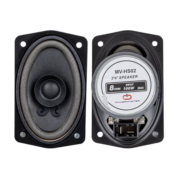 MAGICVOICE MV-HS02 3X4 7.5X10 CM 8 OHM MAX 100 WATT OVAL OTO HOPARLÖR