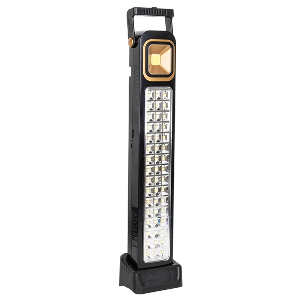 POWERMASTER KS-848 2 WATT COB LED + 48 LEDLİ SOLAR ŞARJLI IŞILDAK