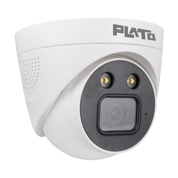 PLATO PL-22996 5MP COLOR VU3.6 MM 2 ATOM LED PLASTİK KASA AHD DOME KAMERA - 2