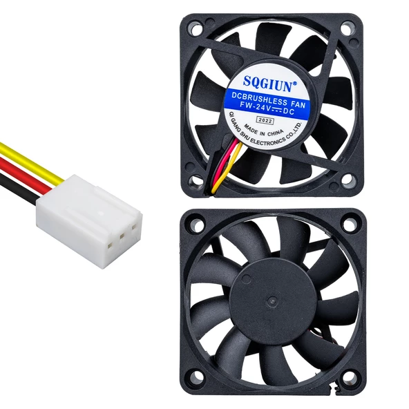 POWERMASTER IC-216A FIRÇASIZ DC FAN 60X60X15MM 24 VOLT 3 PİN