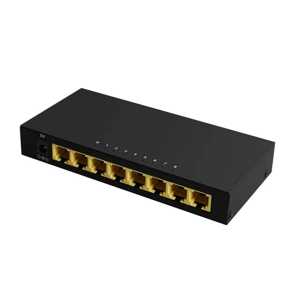 POWERMASTER 8 PORT 1000MBPS GIGABIT ETHERNET SWITCH HUB - 1