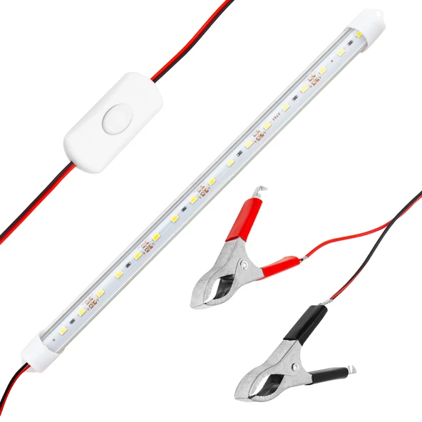 POWERMASTER 30 CM AKÜ MAŞALI 12 VOLT - 5 WATT T8 LED AMPUL