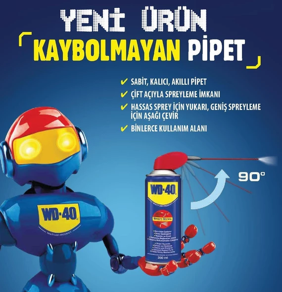 WD 40 Smart Straw Pas Sökücü Yağlayıcı 350 ml