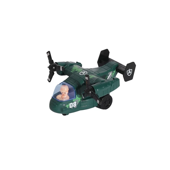 MTX-3614 Sürtmeli Askeri Uçak -Vardem Oyuncak - 2