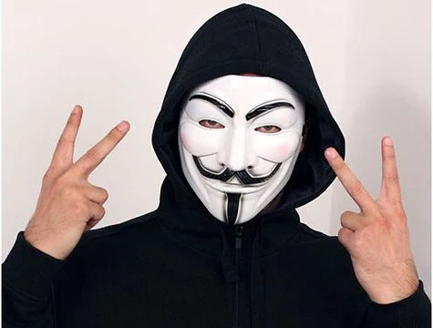 Beyaz Renk V For Vendetta Maskesi Yerli Üretim - 2