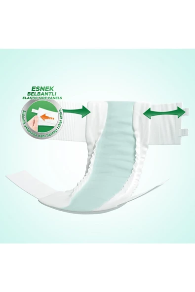 EVONY Premium Esnek Belbantlı Yetişkin Hasta Bezi Large 30 Lu 8 Paket 240 Adet - 2