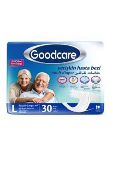 GOODCARE Belbantlı Hasta Alt Bezi - Large - 60 Adet (30X2)