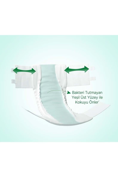 EVONY Premium Hasta Bezi Yetişkin Bel Bantlı Tekstil Yüzey M-orta 90 Adet - 3