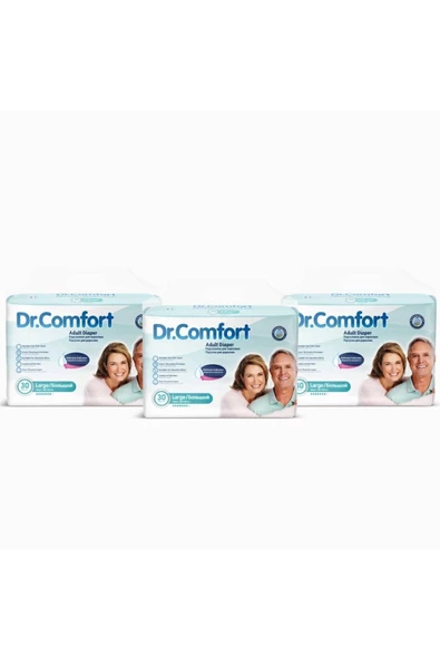 DR.COMFORT Yetişkin Bel Bantlı Hasta Bezi Large 90 Adet - 2