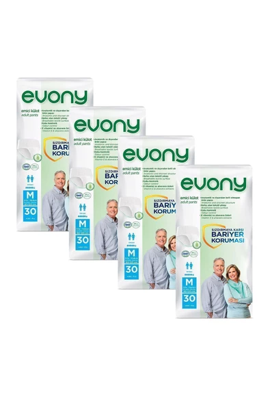 Evony Emici Külot Unısex Medıum 30X4'lü (120 Adet) - 2