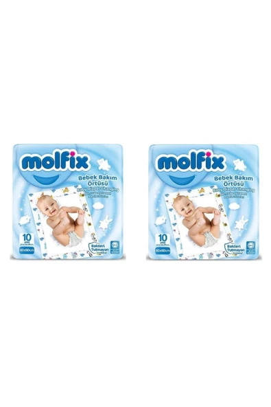 MOLFİX Bebek Bakım Örtüsü 60x60 Cm 20 Adet