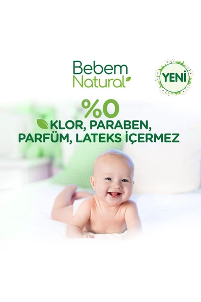 BEBEM NATURAL Bebek Bezi 1 Beden Yenidoğan Aylık Fırsat Paketi 200 Adet - 7