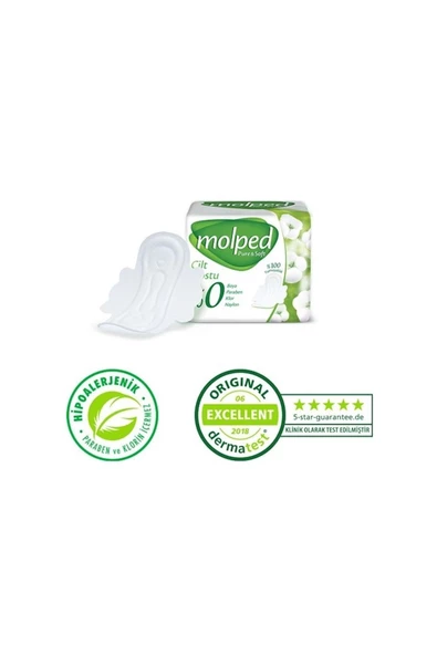 MOLPED Pure&Soft Hijyenik Ped Süper Ekonomik Paket  Normal 180 Adet - 5