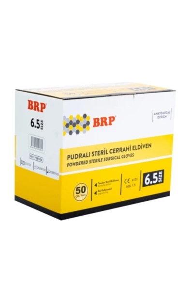BRP Steril Eldiven Pudralı No:6,5