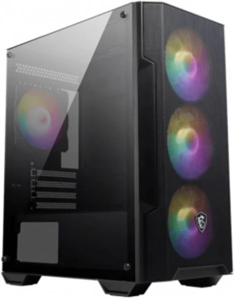 MSI MAG Forge M100A D60 ARGB 4 Fanlı 600 W Micro ATX Oyuncu Kasası - Teşhir - 3