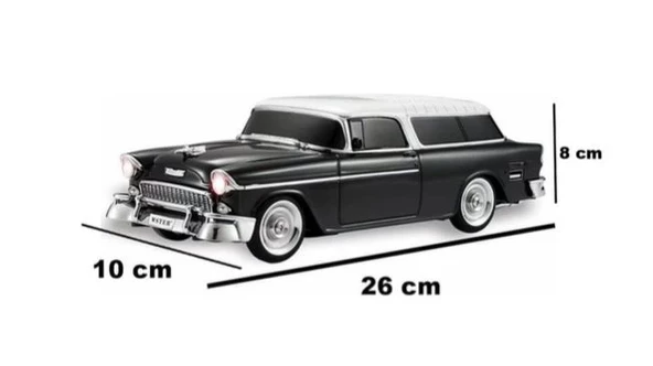WS-1955BT Chevrolet Belair 1955 Model Bluetooth Hoparlör - 3