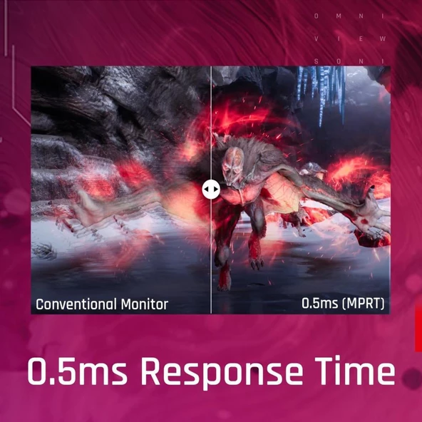 ViewSonic Omni VX2428J 23.8" 0.5 ms Full HD Pivot IPS 180 Hz Oyuncu Monitörü - Teşhir - Resim 3