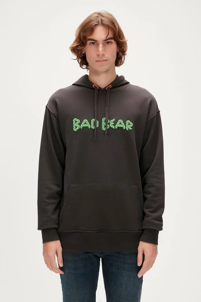 BAD BEAR ERKEK 3D BAD HOODIE 23.02.12.001
