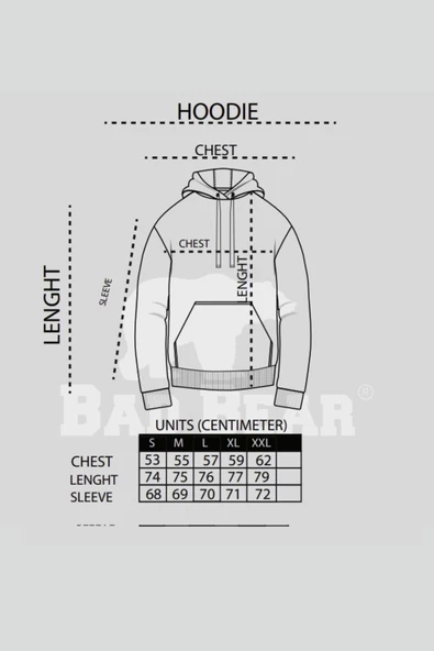 BAD BEAR ERKEK 3D BAD HOODIE 23.02.12.001 - 4