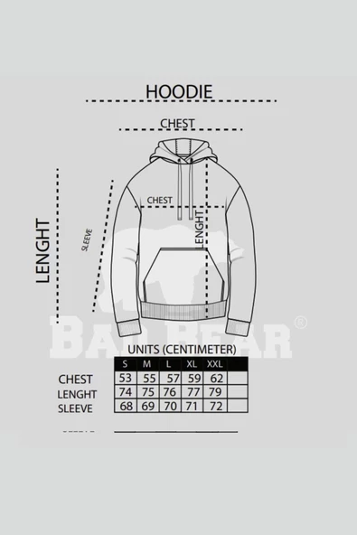 BAD BEAR ERKEK 3D BAD HOODIE 23.02.12.001 - 10