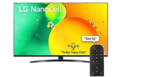 LG NanoCell 55NANO766QA 4K Ultra HD 55" 140 Ekran Uydu Alıcılı Smart LED TV