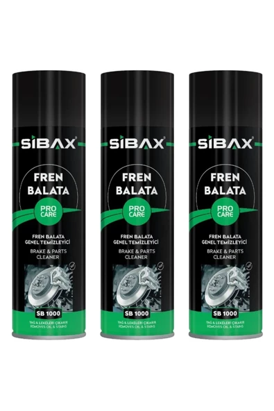 Sibax Fren Balata Spreyi 500 Ml 3 Adet