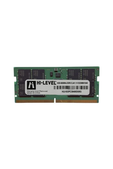 HI-LEVEL 8GB 4800MHz DDR5 CL40 1.1V SODIMM RAM HLV-SOPC38400D5/8G