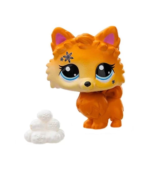Littlest Pet Shop Minişler Tekli Paket S2 Pomerian Köpek 77 - Resim 2
