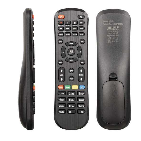 WEKO KR NEXT PUNTO+ PLUS MİNİX HD - STARBOX UK-015 UYDU KUMANDA (40097=34473) ürün görseli 1