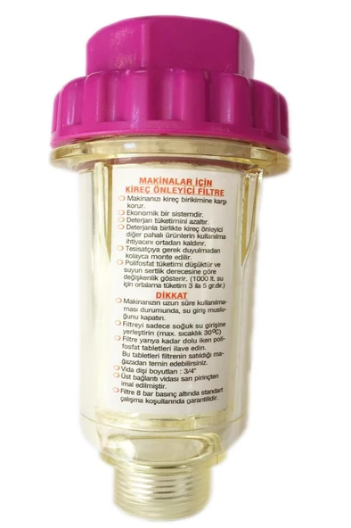 Çamaşır Ve Bulaşık Makineleri İçin Kireç Önleyici Filtre - 4