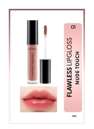 NOTE DUDAK PARLATICI & FLAWLESS LIPGLOSS NO: 01 NUDE TOUCH