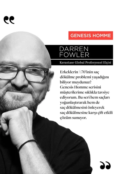 Kerastase Genesis Homme Erkekler Için Dökülme Karşıtı Hediyeli Saç Bakım Seti - Resim 6
