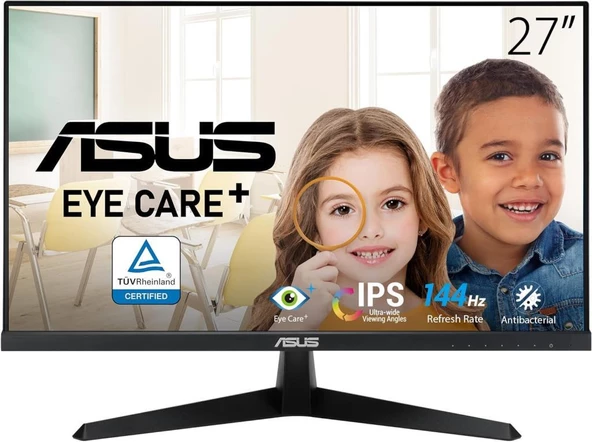 Asus VY279HGE 27" 1 ms Full HD IPS 144 Hz Oyuncu Monitörü