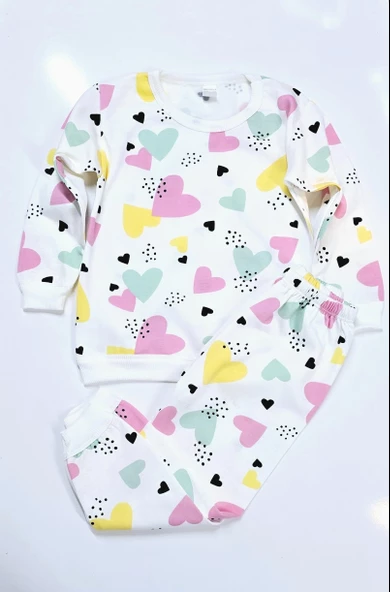 Kalpli Kız Bebek Pijama Takım - 2