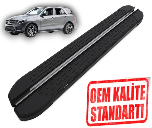 GLE 2015 2016 2017 2018 2019 ARACA ÖZEL NEVADA SİYAH YAN BASAMAK ürün görseli 1