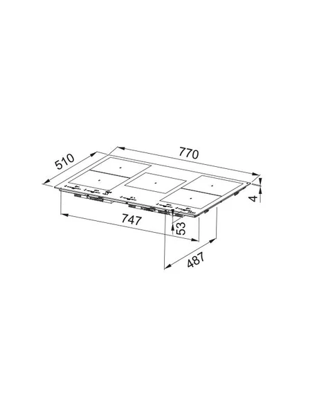 Ocak Cam İndüksiyonlu MYTHOS FMY 805 I F KL BK - 5