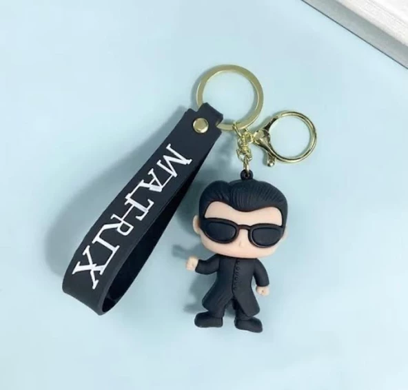 Matrix Neo 3D Silikon Anahtralık Çanta Süsü 1 ADET - 2