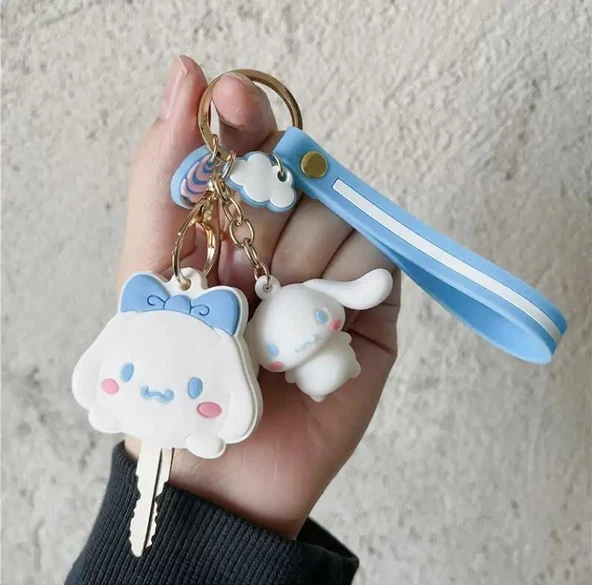 Sanrio  Cinnamaroll Silikon Anahtarlık & Anahtarlık Kılıfı ürün görseli