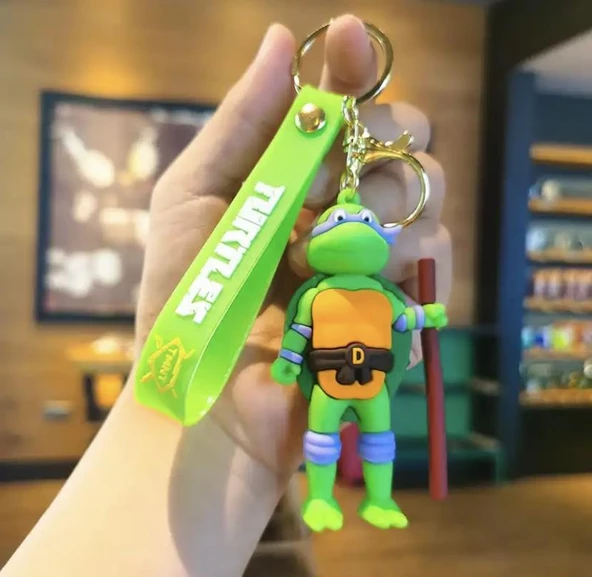 Ninja Kaplumbağalar Anahtarlık Ve Çanta Aksesuarı  MODEL 3 - Resim 3