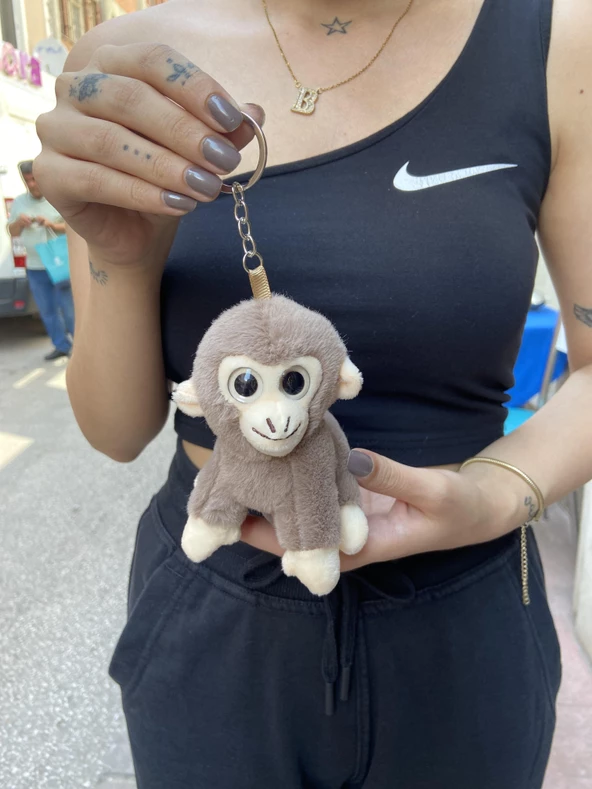Sevimli  Maymun Anahtarlık Çanta Süsü - Resim 5