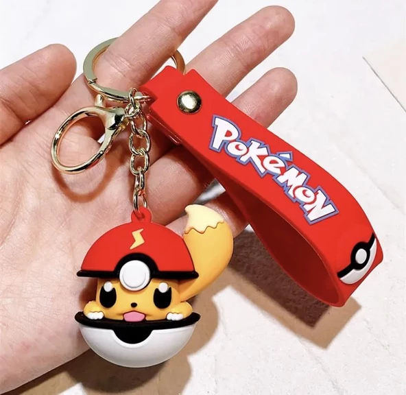 Pokemon pikachu Topu  Anahtarlık Ve Çanta Aksesuarı - 2