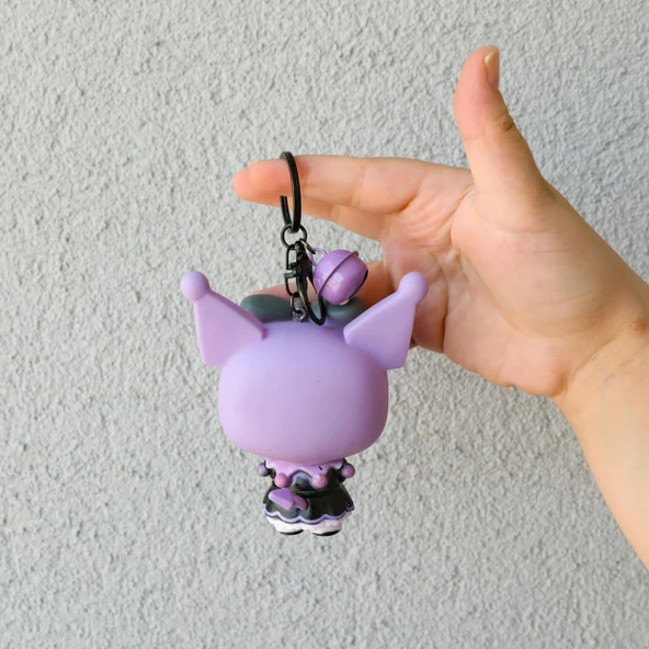 Sanrio Kuromi 3D  Figür Anahtarlık - Resim 4