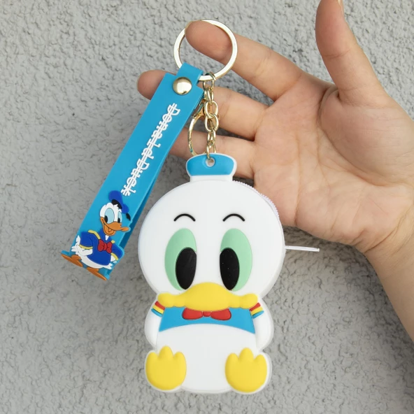 Donald Duck Figürlü Bozuk Para Cüzdan Anahtarlık