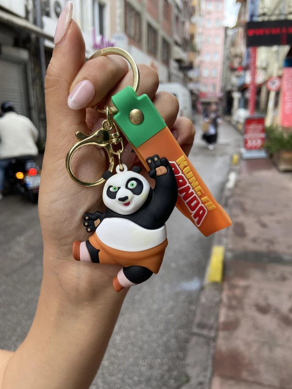 Kung Fu Panda -Sevimli Panda Anahtarlık ve Çanta Süsü ürün görseli